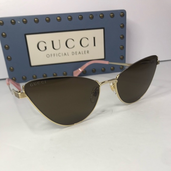 New Authentic GUCCI GG1006S 002 Cat-Eye SUNGLASSES - Picture 4 of 12